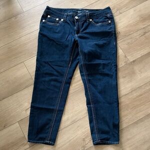 Seven7 Midnight Blue Cropped Jeans